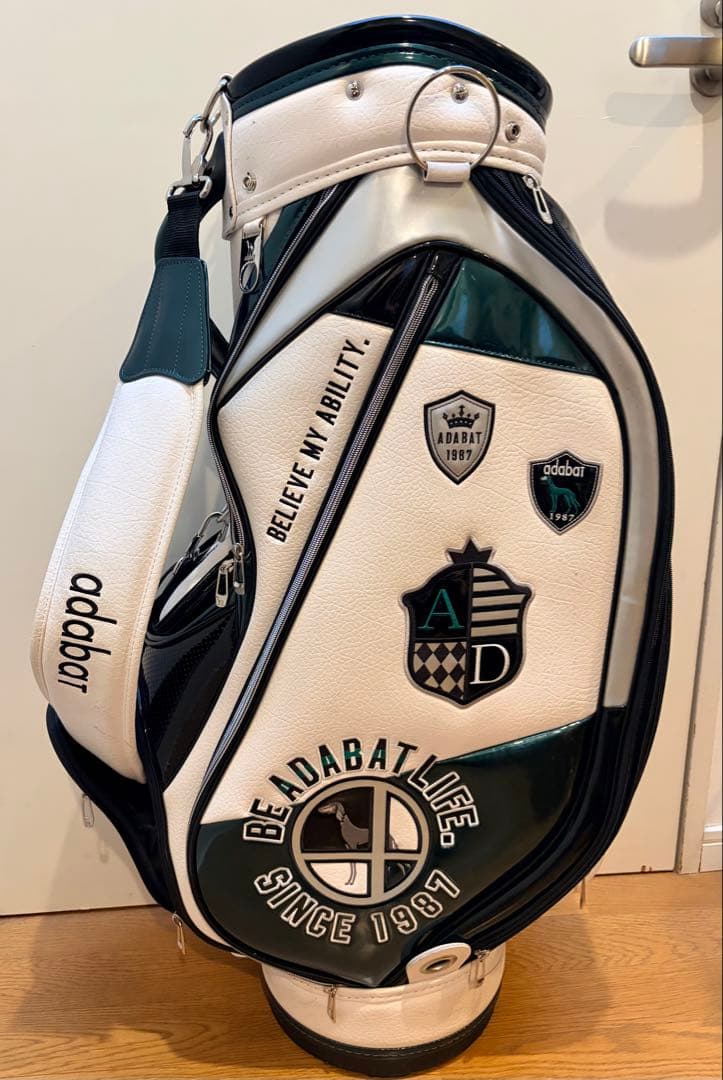 最終値下げ！美品！adabat(アダバット)ゴルフ キャディバッグ