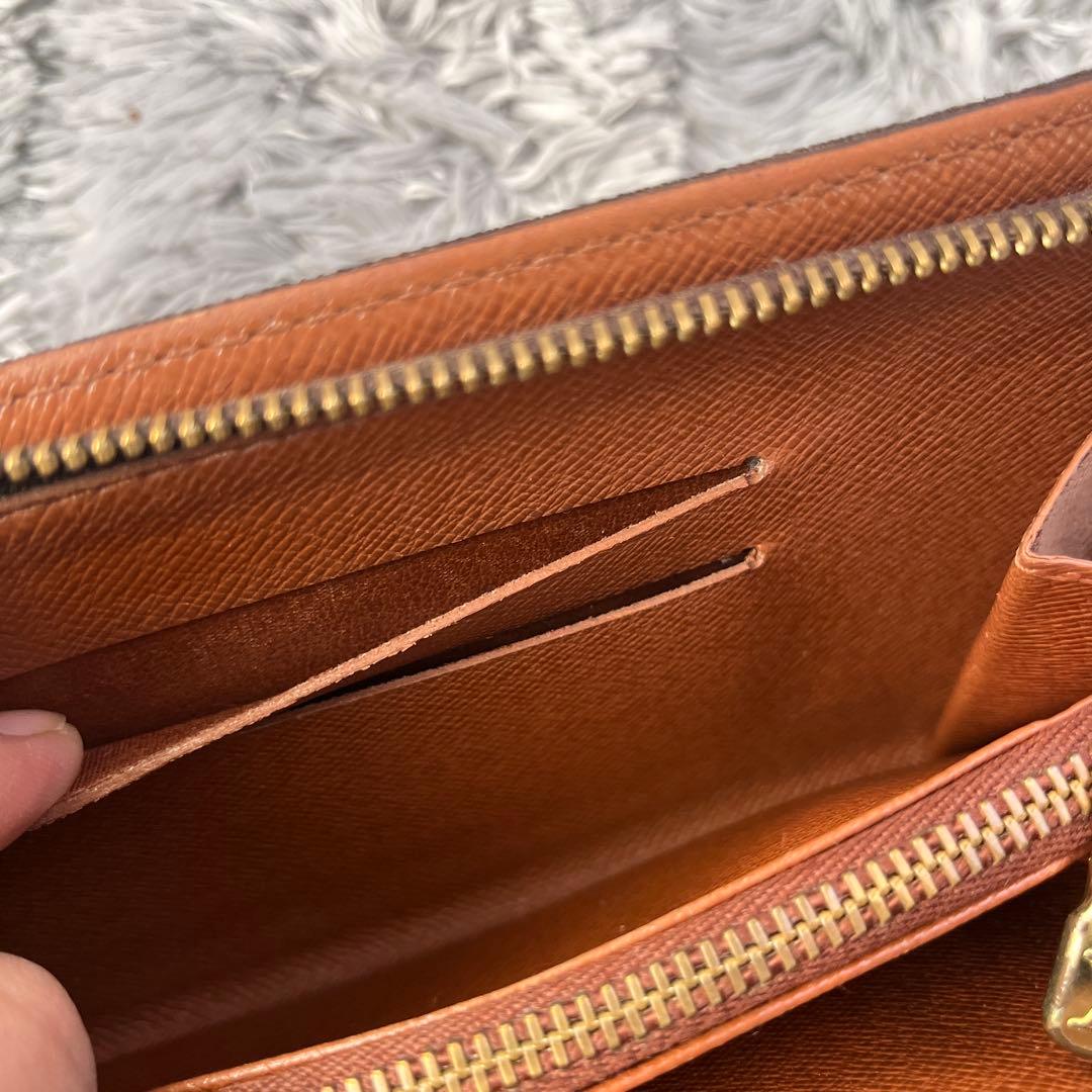 ルイヴィトン　ポルトモネ　ジップ　ラウンドファスナー　モノグラム　長財布