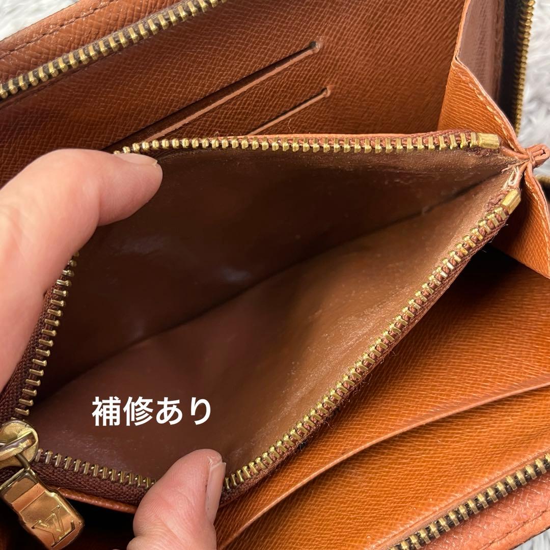 ルイヴィトン　ポルトモネ　ジップ　ラウンドファスナー　モノグラム　長財布