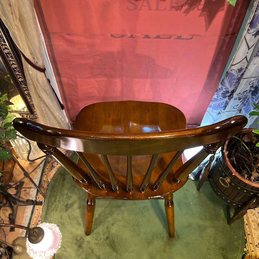 L２　カリモクヴィンテージ スピンドルチェア　コロニアル ウィンザー