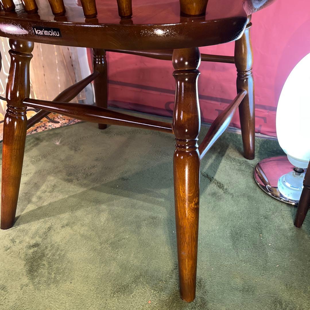 L２　カリモクヴィンテージ スピンドルチェア　コロニアル ウィンザー