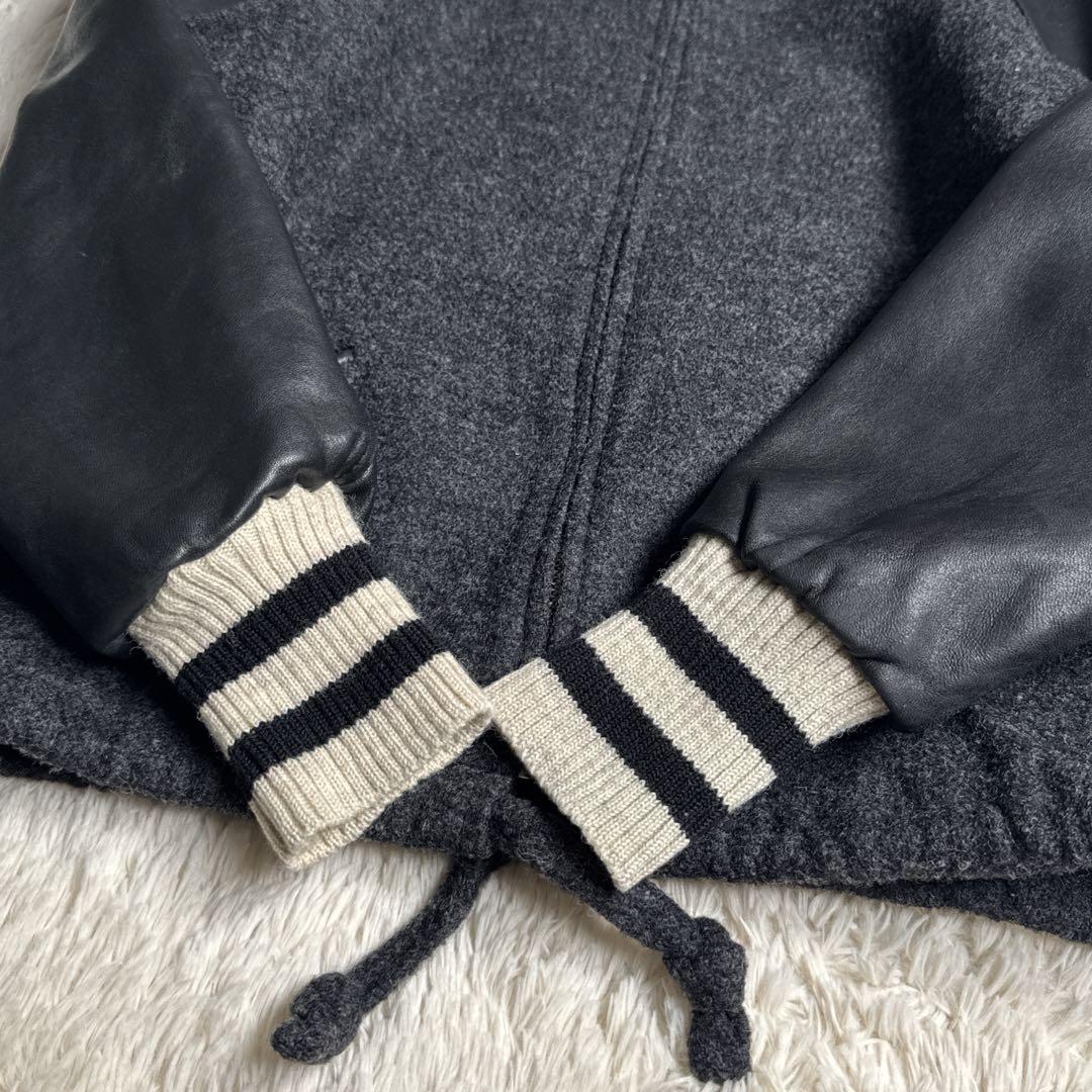 【美品】イザベルマランエトワール ラムレザー切り替え スタジャン 36 黒