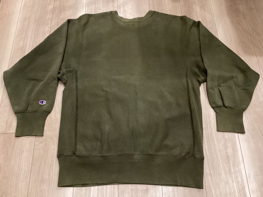 b*c様 チャンピオン リバースウィーブ スウェット ヴィンテージ 単色 カーキ