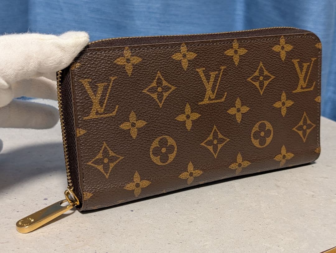 超美品★☆ルイヴィトン 長財布 モノグラム茶色 ジッピーウォレット 男女兼用