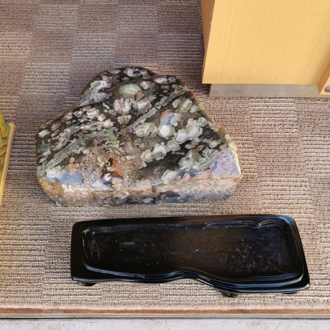 新潟産 牡丹石 14.8キロ 鑑賞石 石 置物 オブジェ インテリア 菊花石