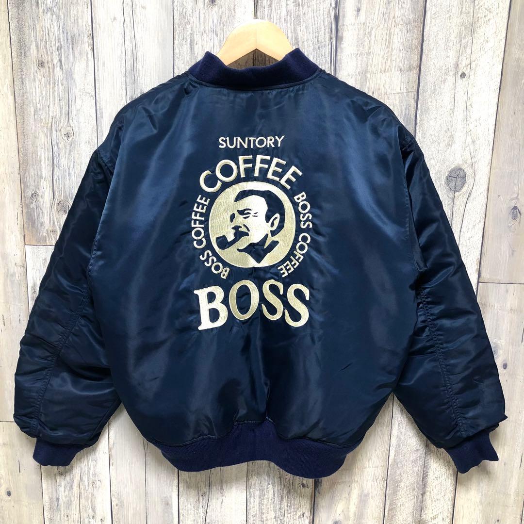 90s サントリー BOSS ボスジャン MA-1 初代 フライトジャケット - メルカリ