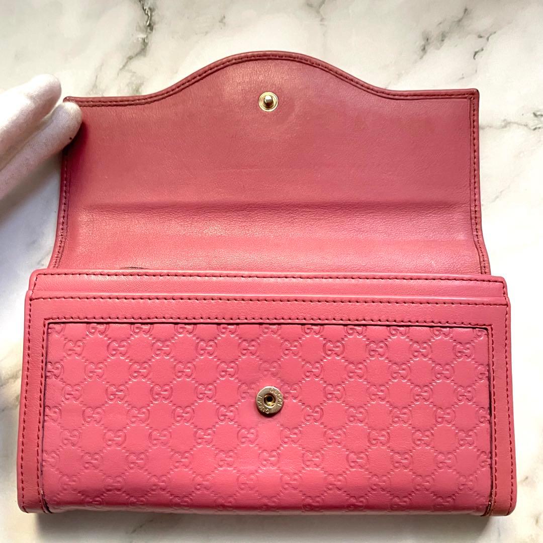 GUCCI グッチ 長財布 シマ インターロッキング ゴールド金具 0109-①