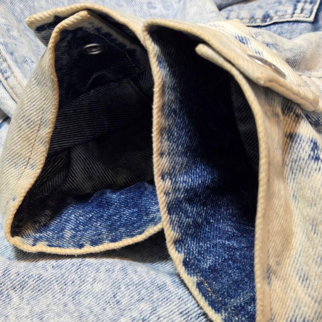 カルバンクライン　ジーンズ カバーオール リニア シャツジャケット デニム XL