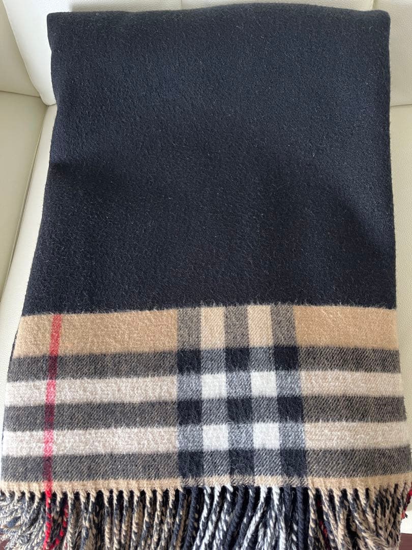 【百貨店購入】バーバリー ノバチェック　ポンチョ ケープ　リバーシブル　男女兼用
