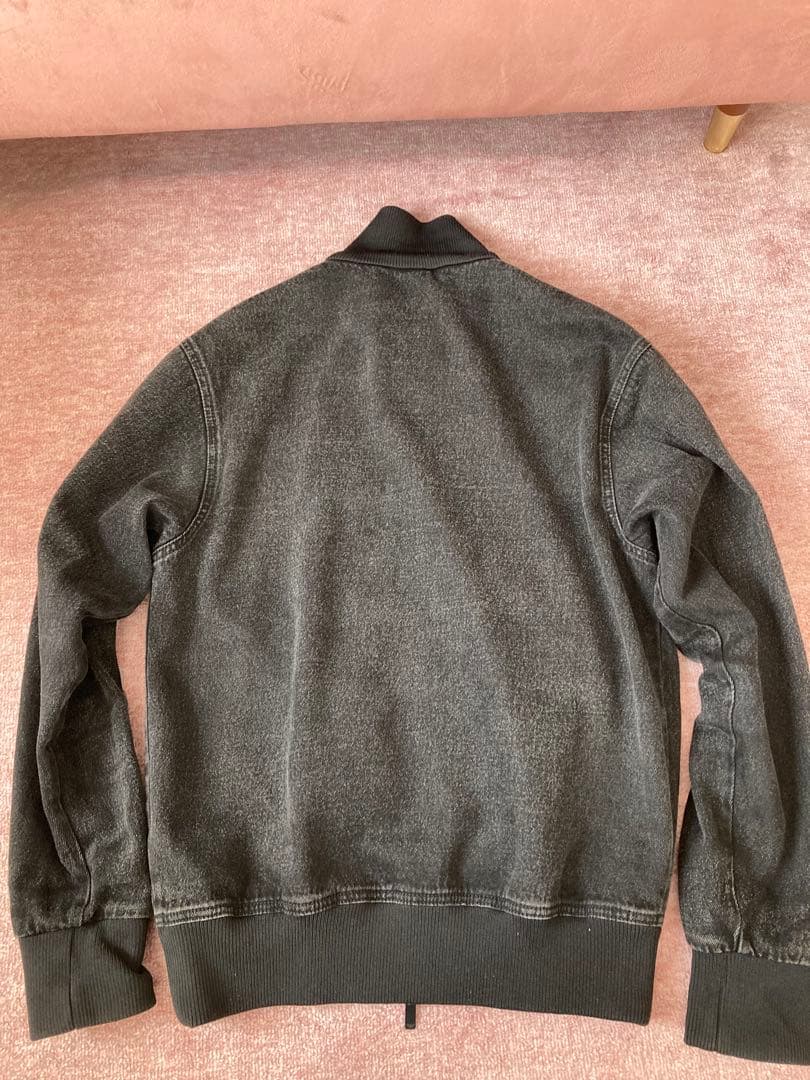 adidas アディカラーデニムジャケット　ファイヤーバードトラック