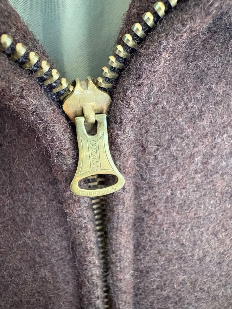 Pherrow's メルトンウール スポーツジャケット フェローズ カークラブ