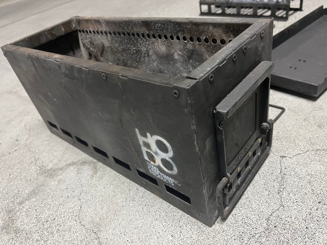 HODO flame box 二次燃焼焚火台 black - メルカリ