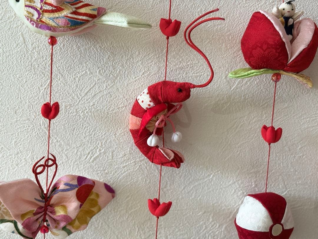 可愛いつるし雛No.165 壁掛けタイプ・ひな祭り桃の節句・さげもんつるし飾り