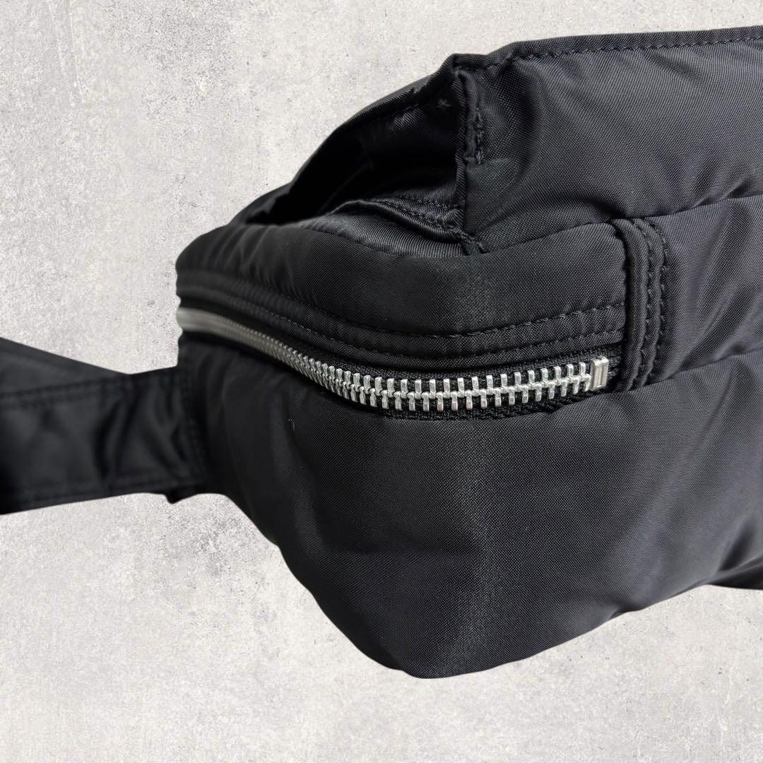 ふとん✨ポーター タンカー ショルダーバッグSサイズ　ブラック　2層