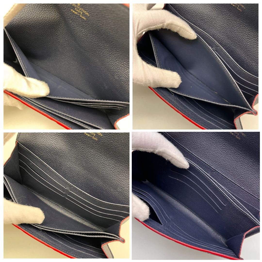 ルイヴィトン アンプラント ポルトフォイユ ポンヌフ 長財布 マリーヌルージュ