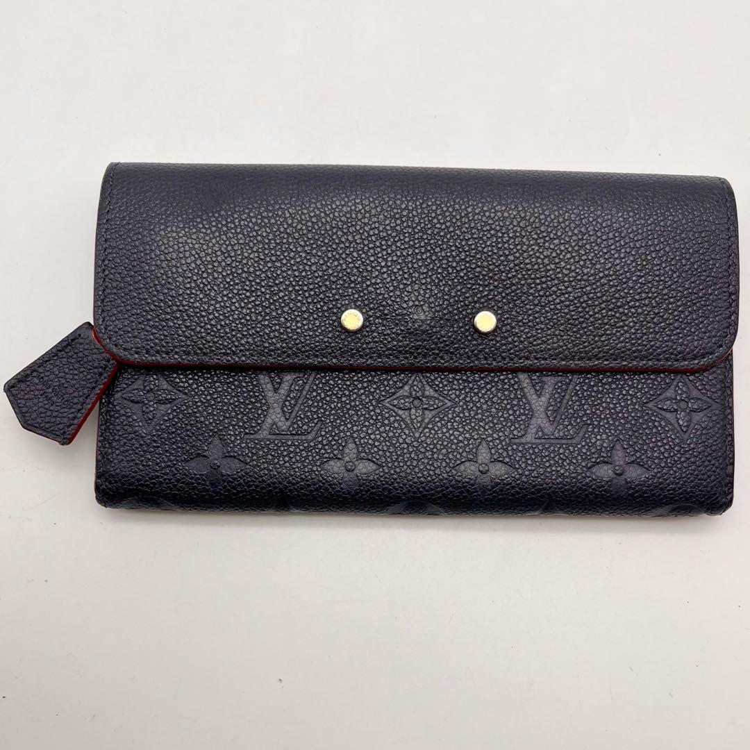 ルイヴィトン アンプラント ポルトフォイユ ポンヌフ 長財布 マリーヌルージュ