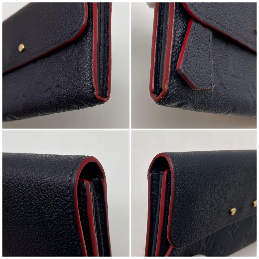 ルイヴィトン アンプラント ポルトフォイユ ポンヌフ 長財布 マリーヌルージュ