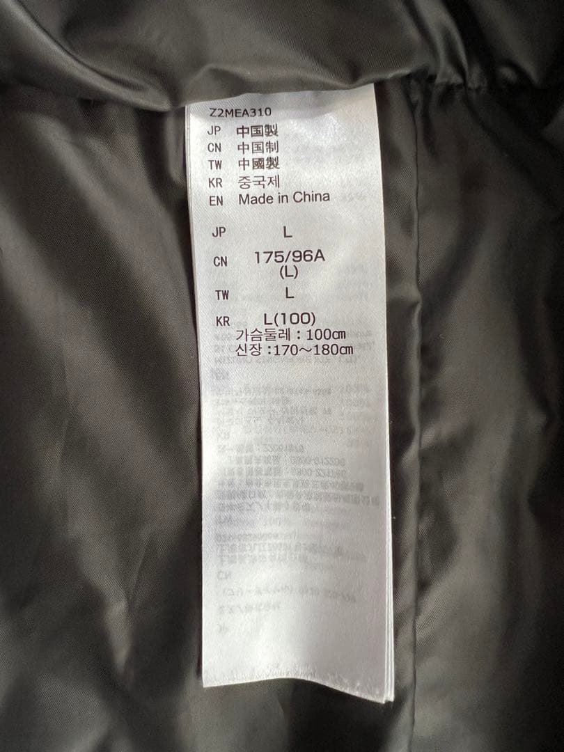 ミズノ　UNFUSSY SKI PARKA 　サイズ　L　希少色　ユニセックス