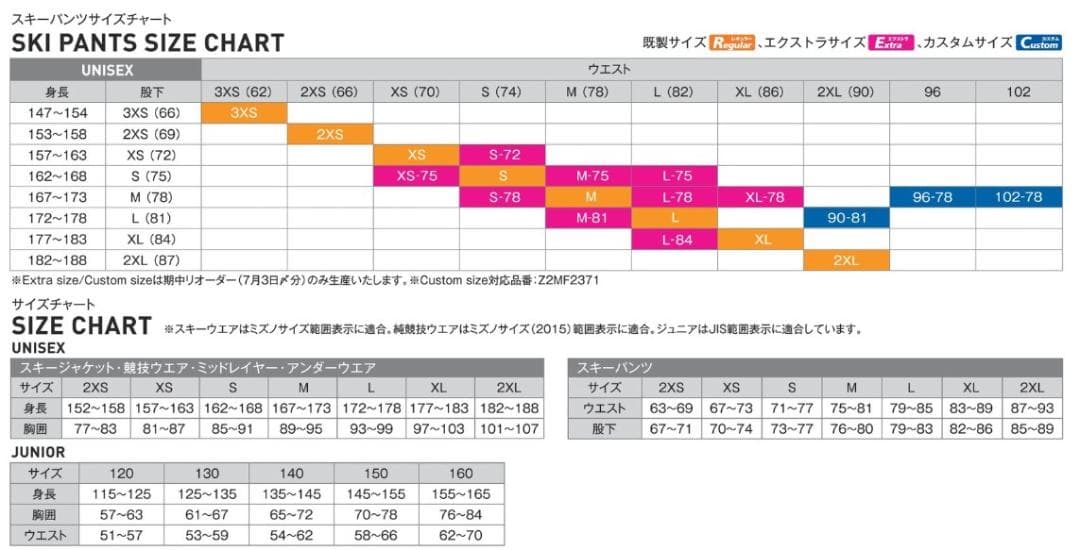 ミズノ　UNFUSSY SKI PARKA 　サイズ　L　希少色　ユニセックス