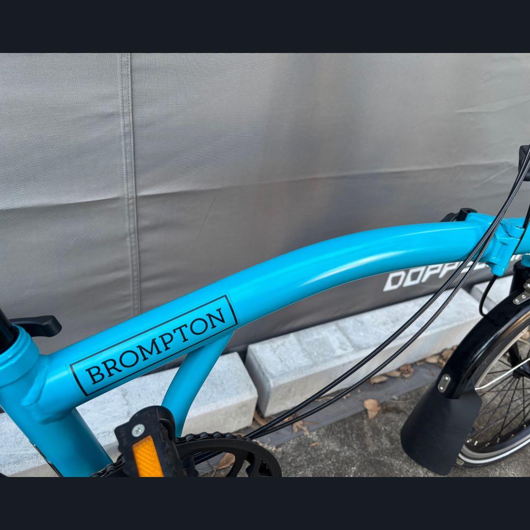 美品】BROMPTON BLACK Edition 青S2L おまけ付き - メルカリ