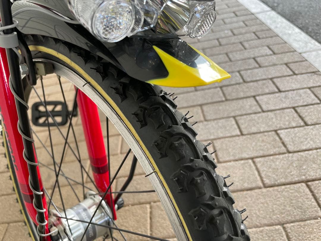 こて　BRIDGESTONE 子供用自転車 レッド