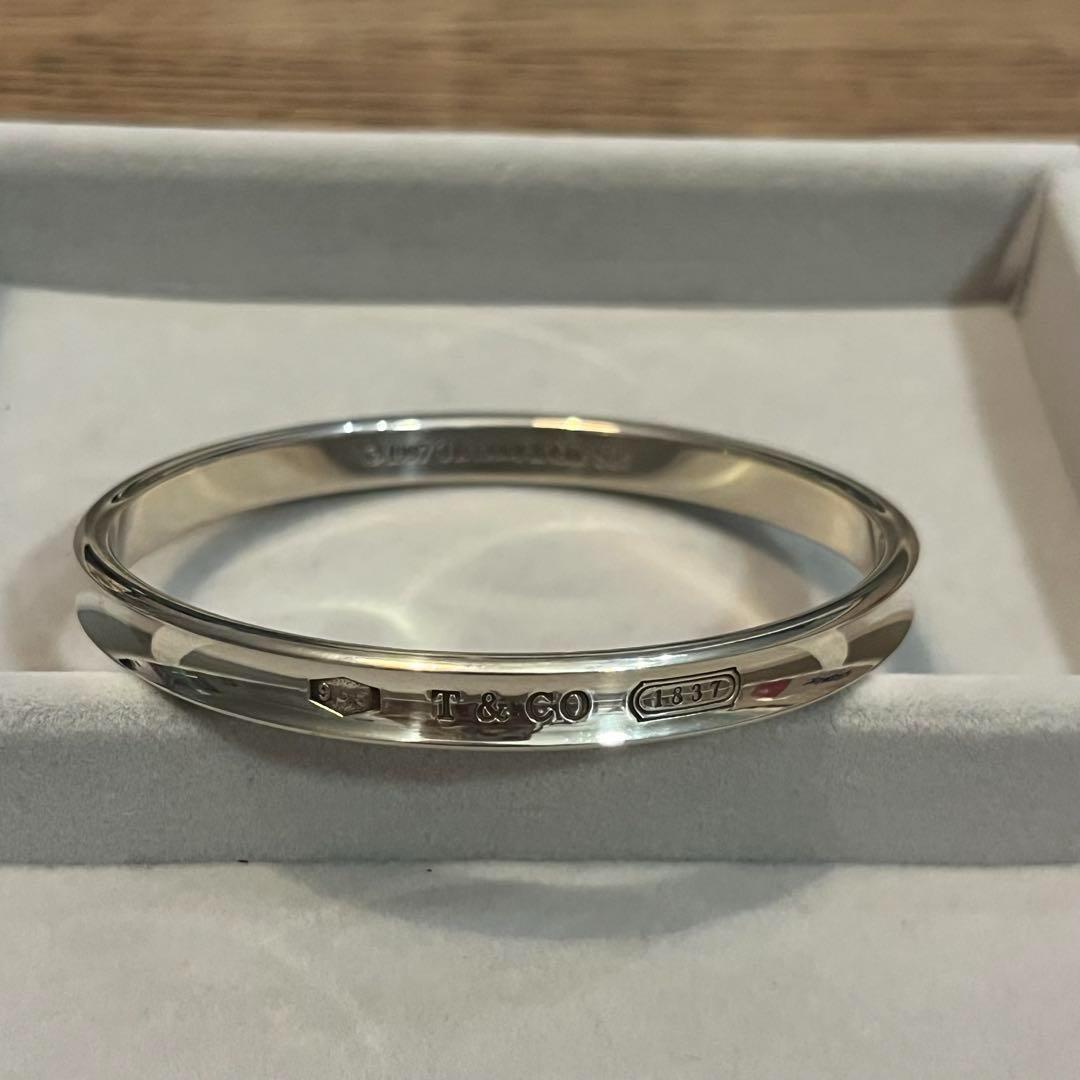 ティファニー 1837ナローバングル925 18cm