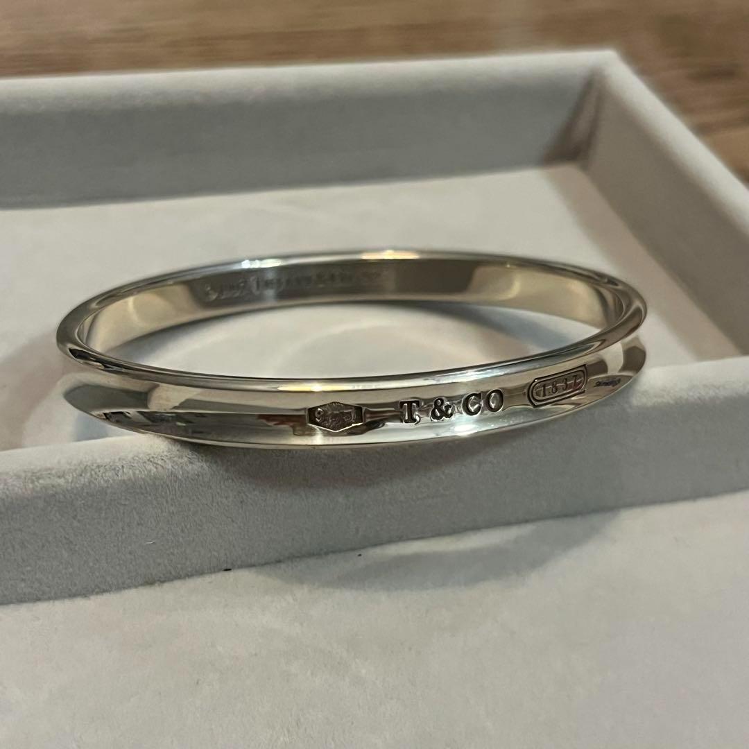 ティファニー 1837ナローバングル925 18cm