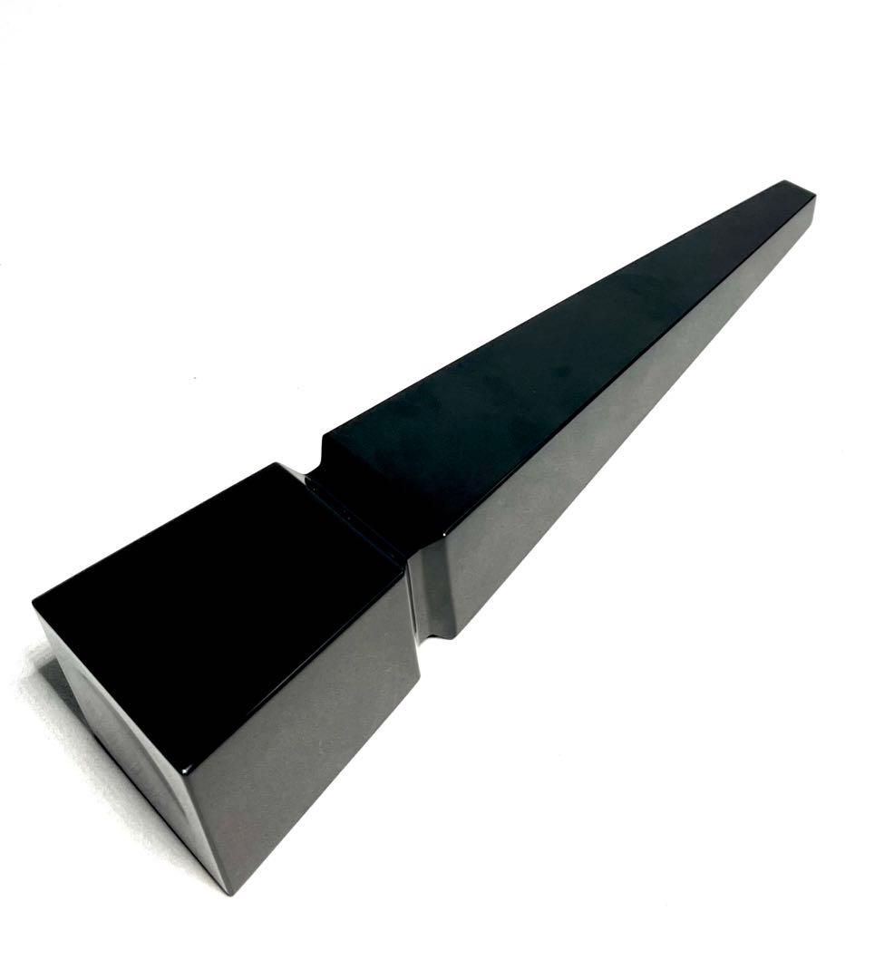 BACCARAT バカラ/※オベリスク ブラッククリスタルガラス 置物　オブジェ