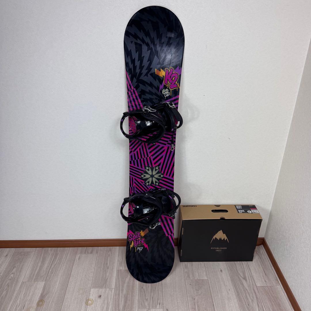 K2 レディーススノーボードセット 142cm ブーツ24.5cm