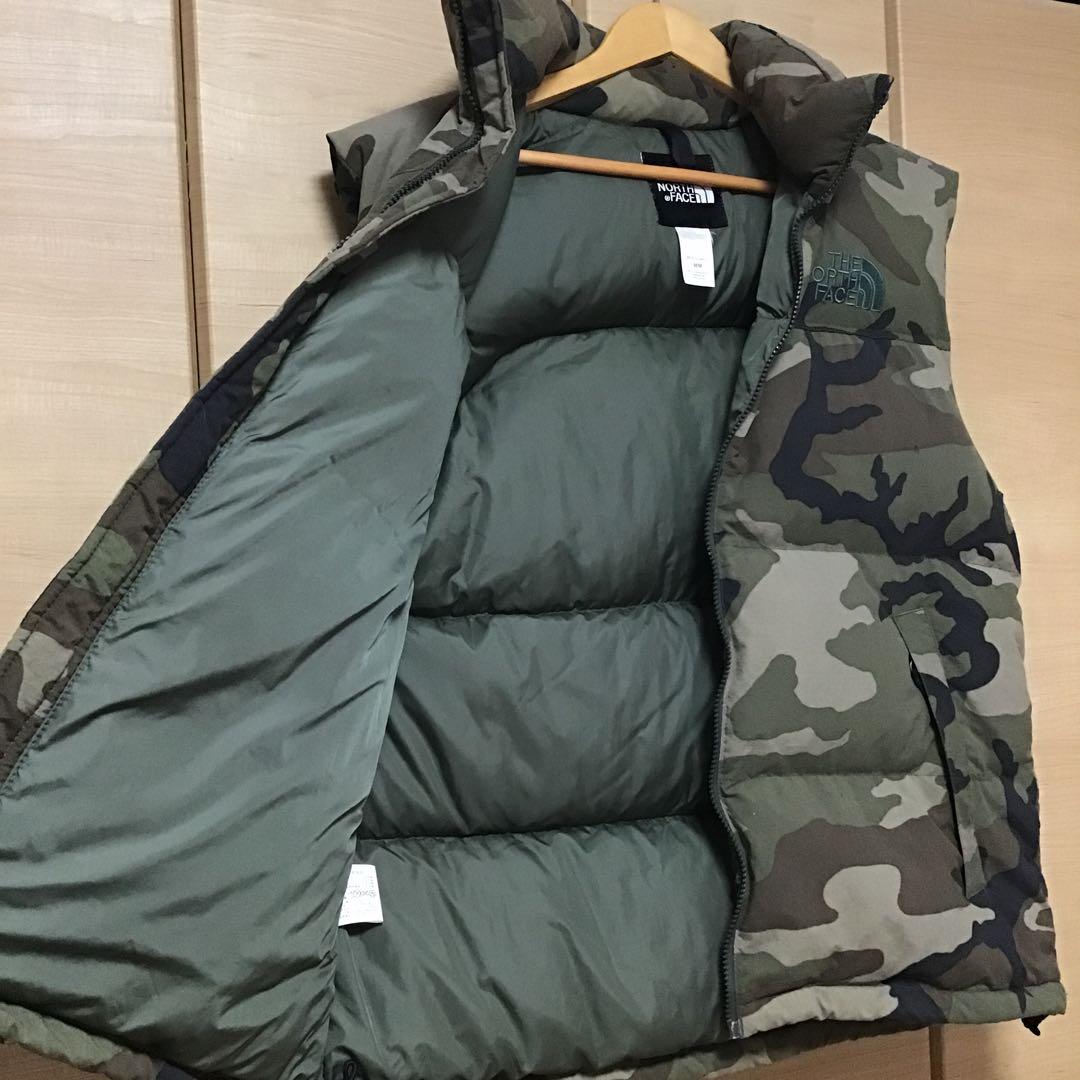 THE NORTH FACE 迷彩 ダウンベスト M カモ - メルカリ