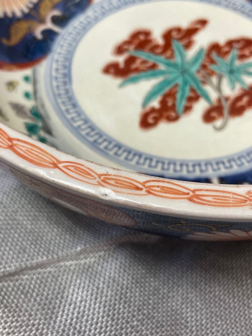 古伊万里 八寸鉢 大皿 深鉢 昭和初期か大正か明治かそれ以前 たいへん