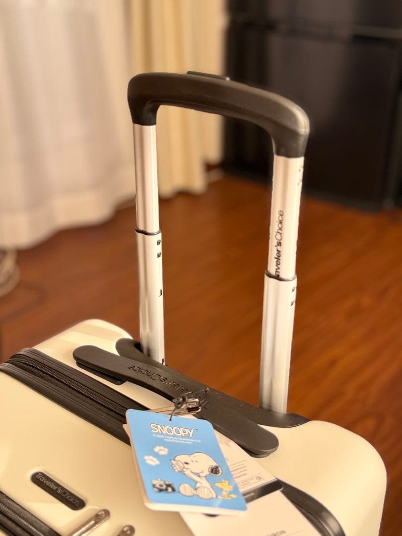 タグ付き新品　スヌーピー　キャリーケース　布バッグ付