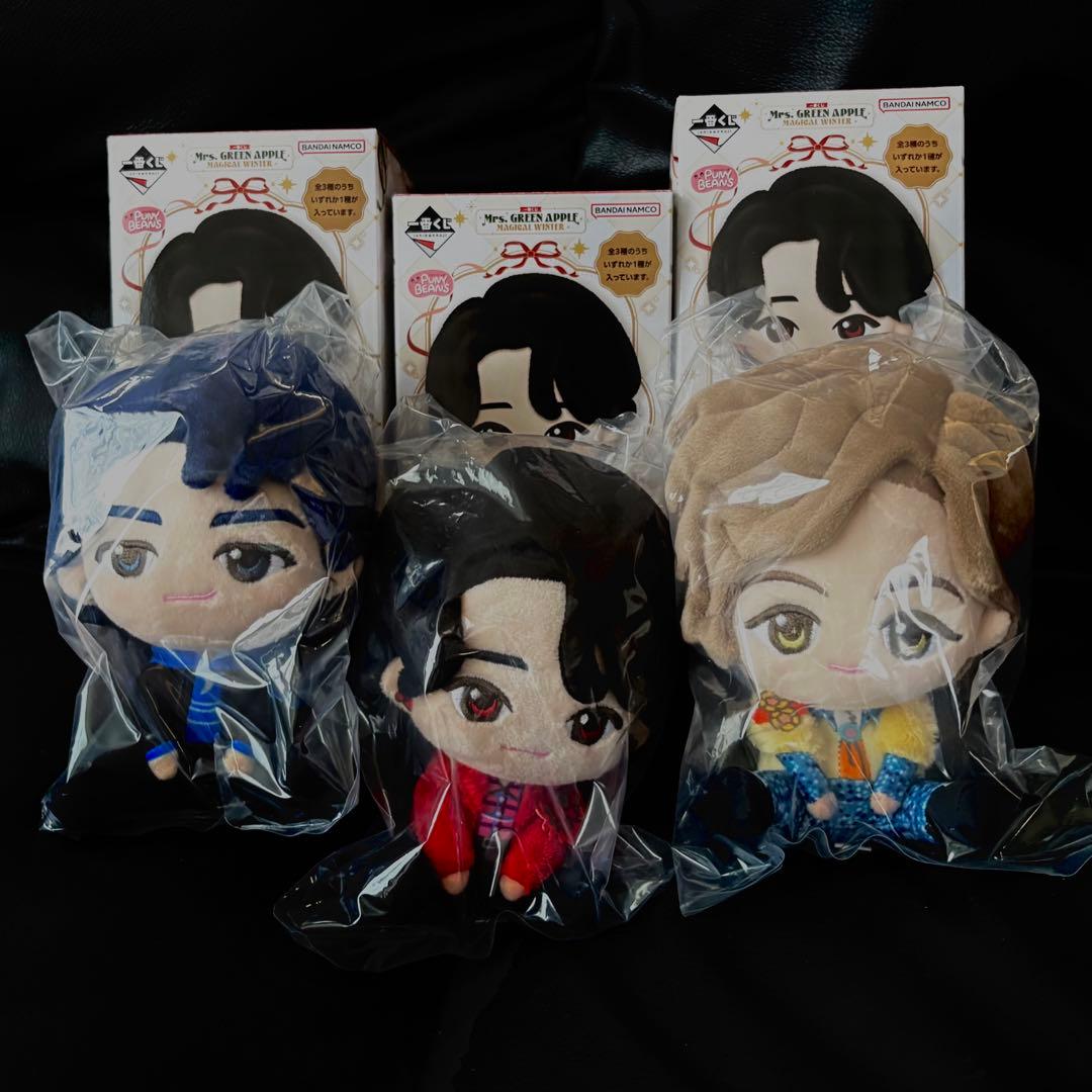 Mrs. GREEN APPLE ミセス 一番くじ A賞 ぬいぐるみ - メルカリ