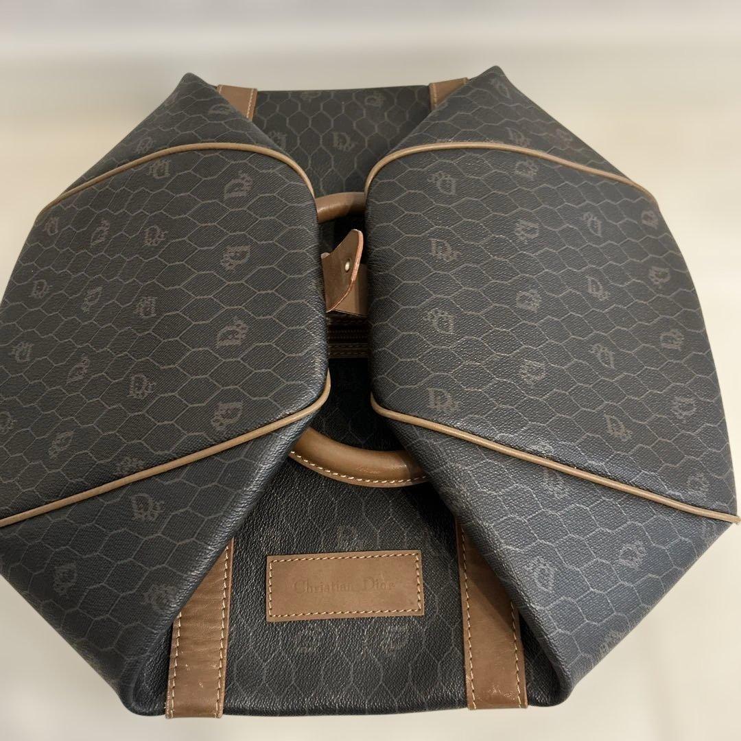 Christian Dior ボストンバッグ レザー ブラック