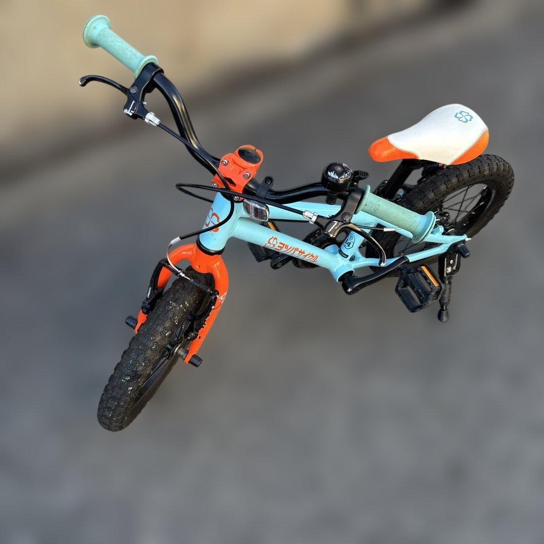ヨツバサイクル14インチ　ラムネブルー　神戸市近辺引き取り限定