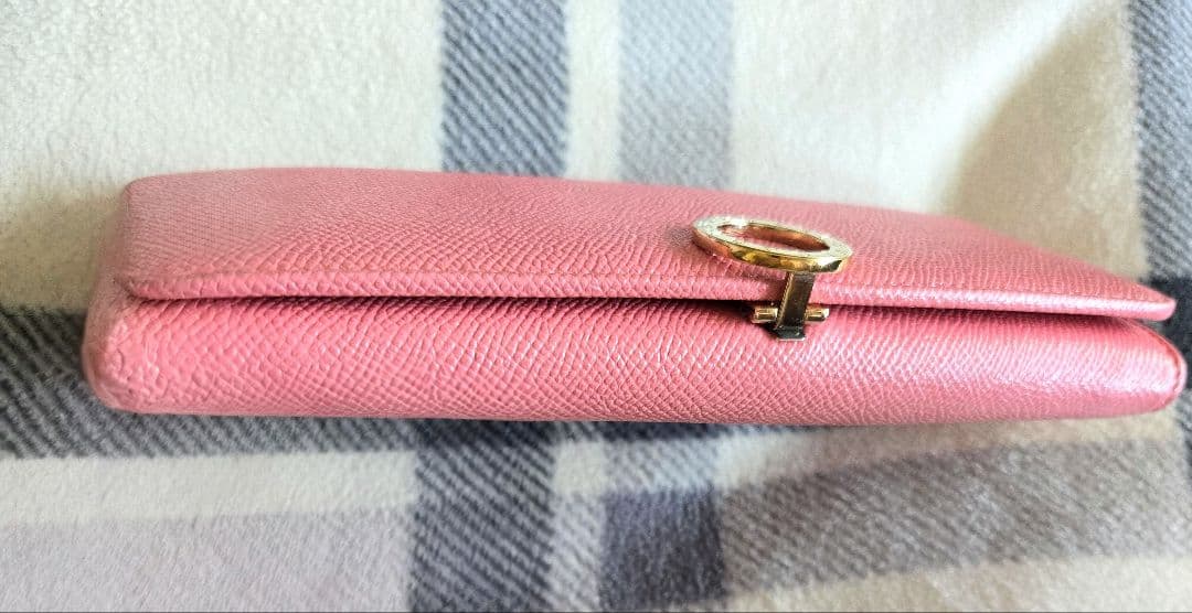 美品】正規品！BVLGARI ピンク レディース長財布 - メルカリ