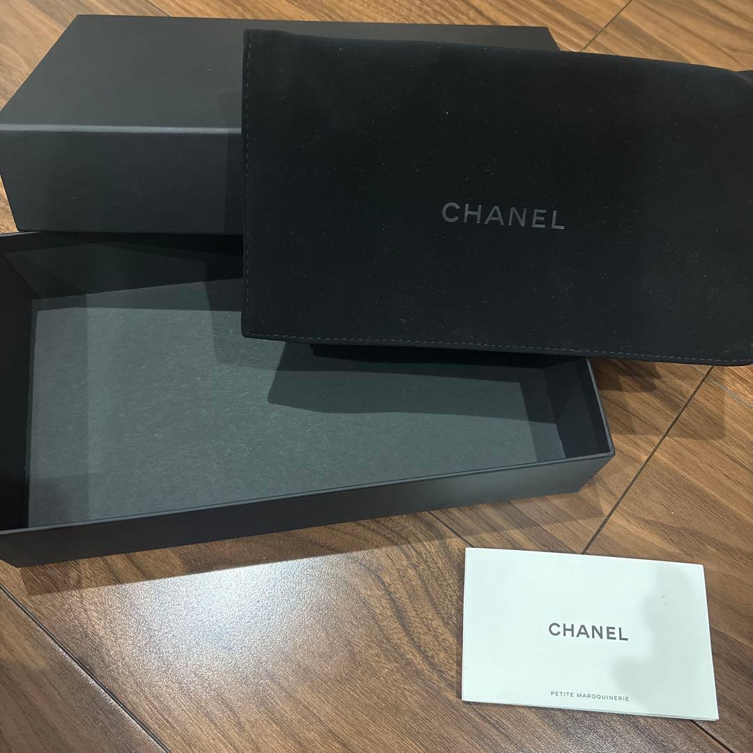 CHANEL ブラック キルティング 長財布