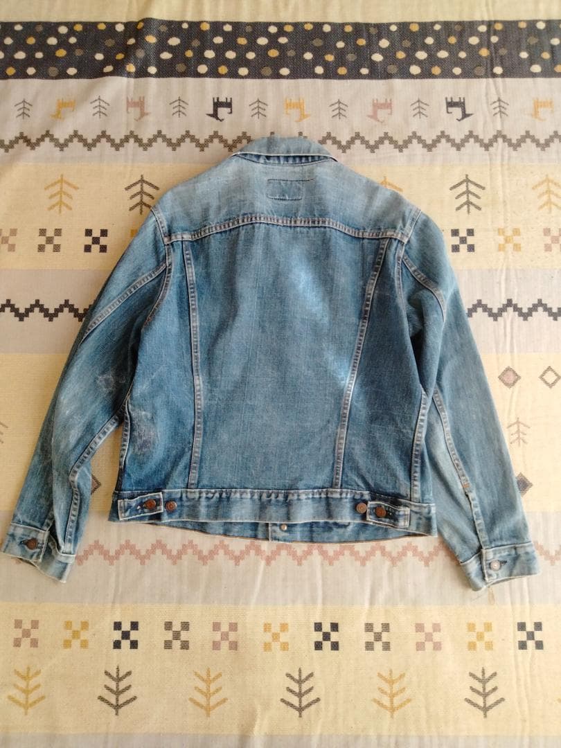 ビンテージ70年代LEVIS70505-0217布ケアタグ付きデニムGジャン44