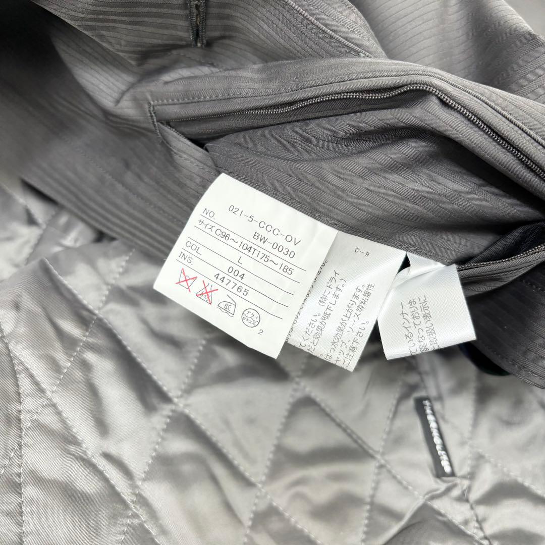 J PRESS ジェイプレス 中綿ライナー付 ステンカラーコート L