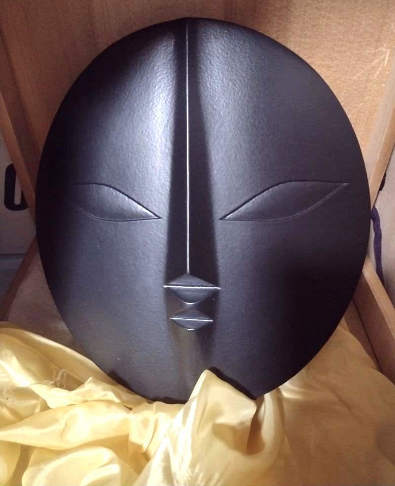 て*ん様 昭和レトロEXP'70 日本万国博覧会　岡本太郎　信楽焼　「黒い太陽」