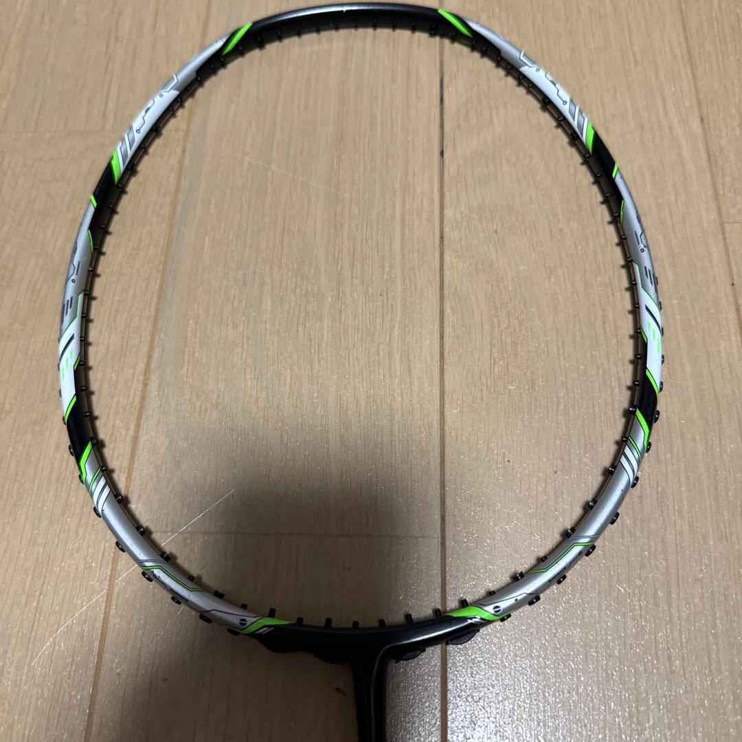 バドミントンラケット 2本セット ホワイト ブラック