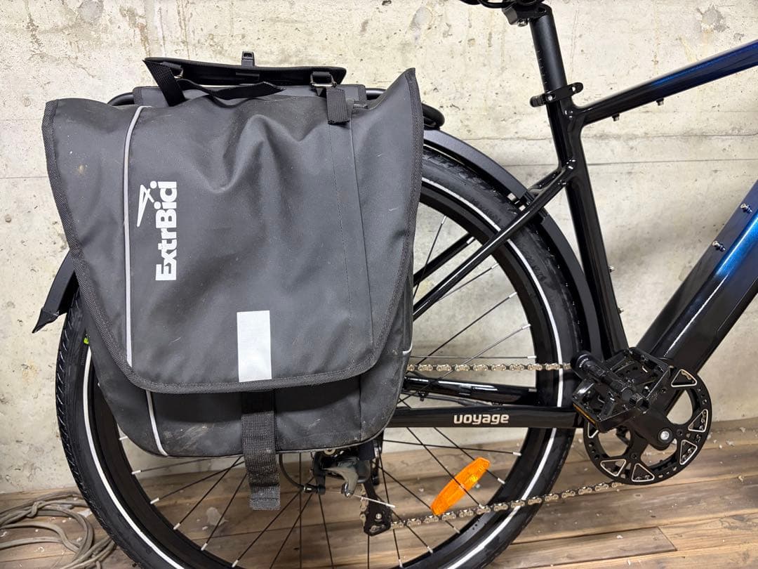 【ほぼ新品】Cyrusher Voyage電動アシスト自転車 パニアバッグ付き