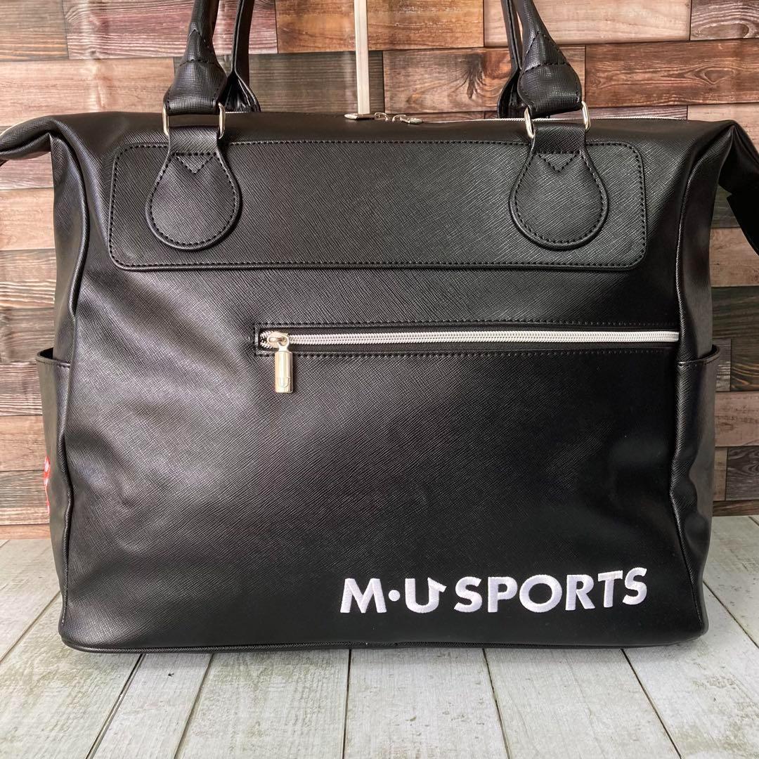 MUスポーツ　MU SPORTS　ボストンバック　ゴルフ　刺繡ロゴ　大容量