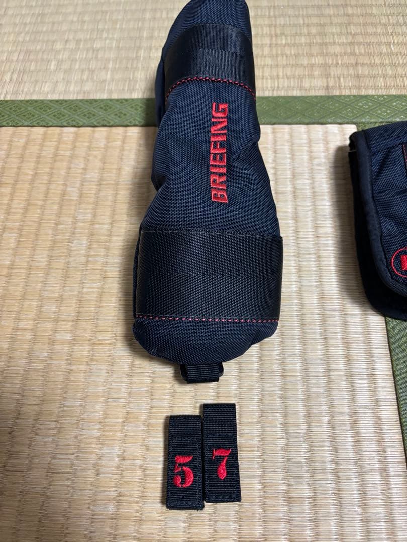 限定　ブリーフィング　キャディバッグ　CR-4 ディープシー ヘッドカバーセット