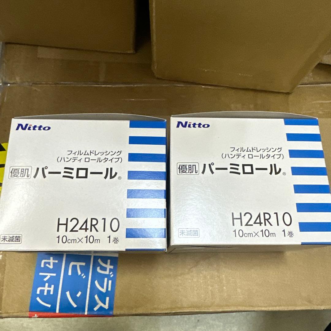 Nitto H24R10 医療用テープ 10cm×10m 2個