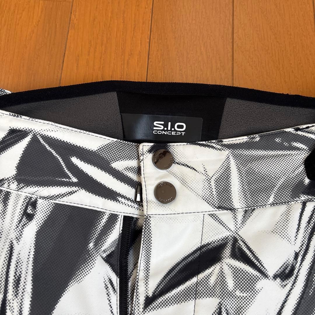 スキーウェアセット ホワイト/ブラック/シルバー