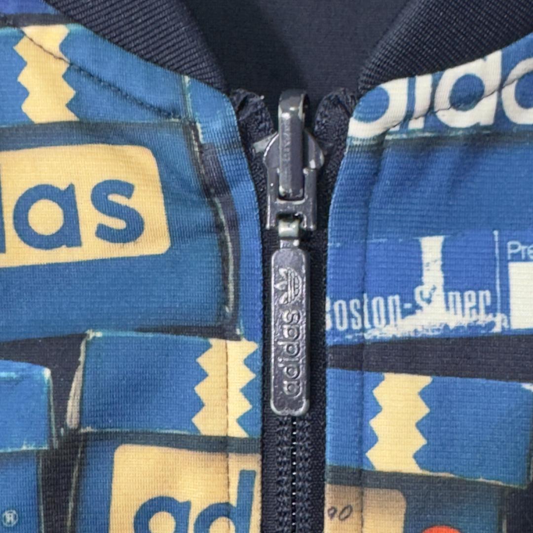 adidas XL トラックジャケット ジャージ リバーシブル 総柄