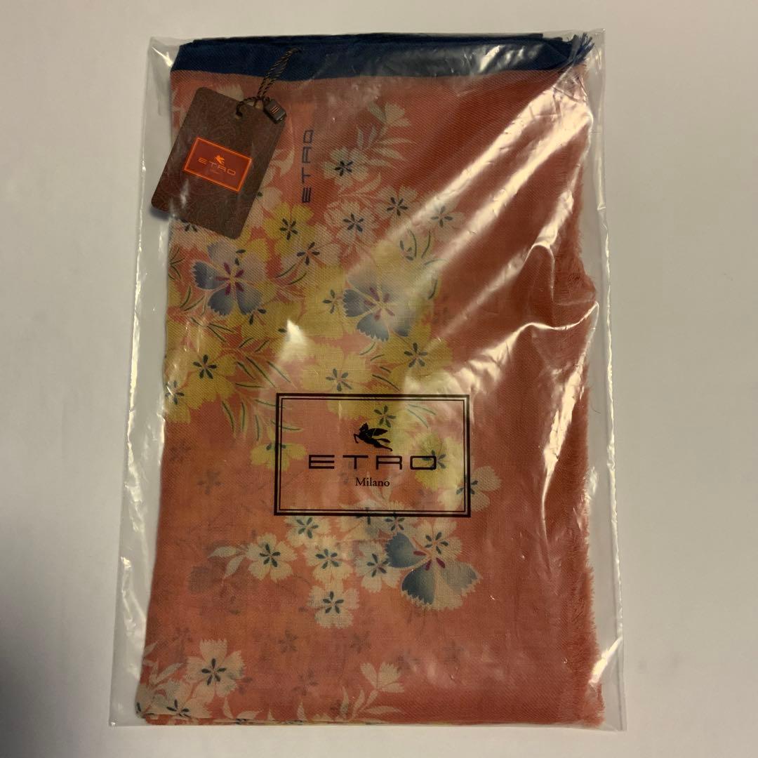 洗練されたデザイン ETRO 正規品 大判ショール 希少サイズ 30