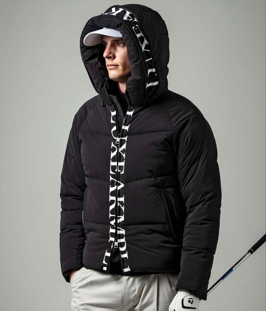 【完売品半額以下】LUXEAKMPLUSゴルフセンターロゴ中綿ジャケット