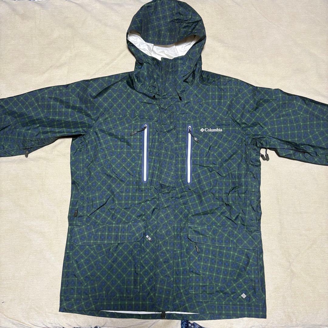 Columbia チェック柄 防水スノーウェア上下セット　メンズ　XLコロンビア